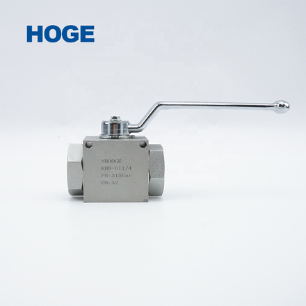 KHB-M422 M362 M301.5 high pressure pneumatic control ball valve hydraulic stainless steel