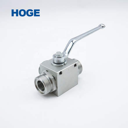 2-Way 3-Way high pressure hydraulic ball valves with mounting holes