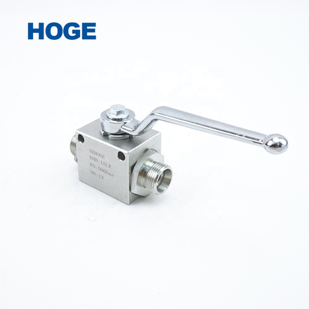 2-Way 3-Way high pressure hydraulic ball valves with mounting holes