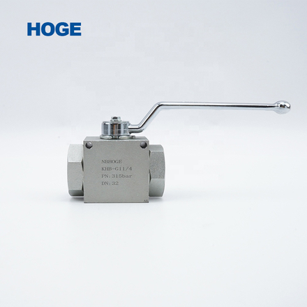 KHB/KHM High pressure hydraulic ball valve stainless steel or carbon steel