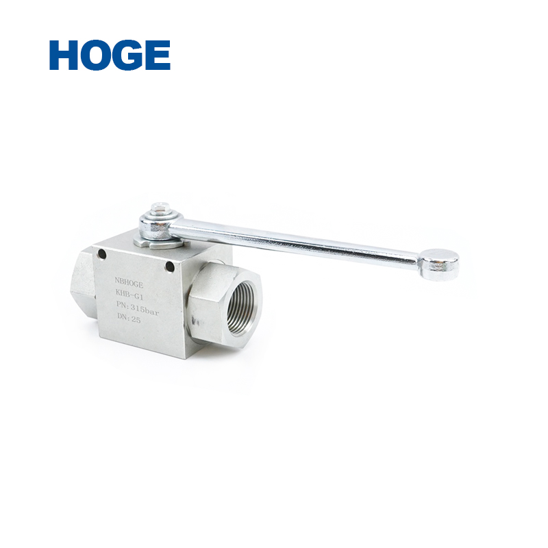 2-Way 3-Way high pressure hydraulic ball valves with mounting holes