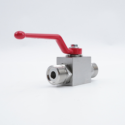 Two way high pressure floating ball valve