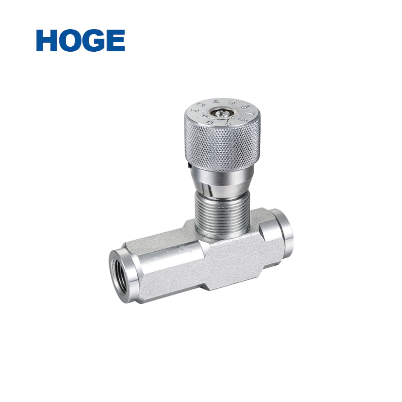 One-way throttle valve